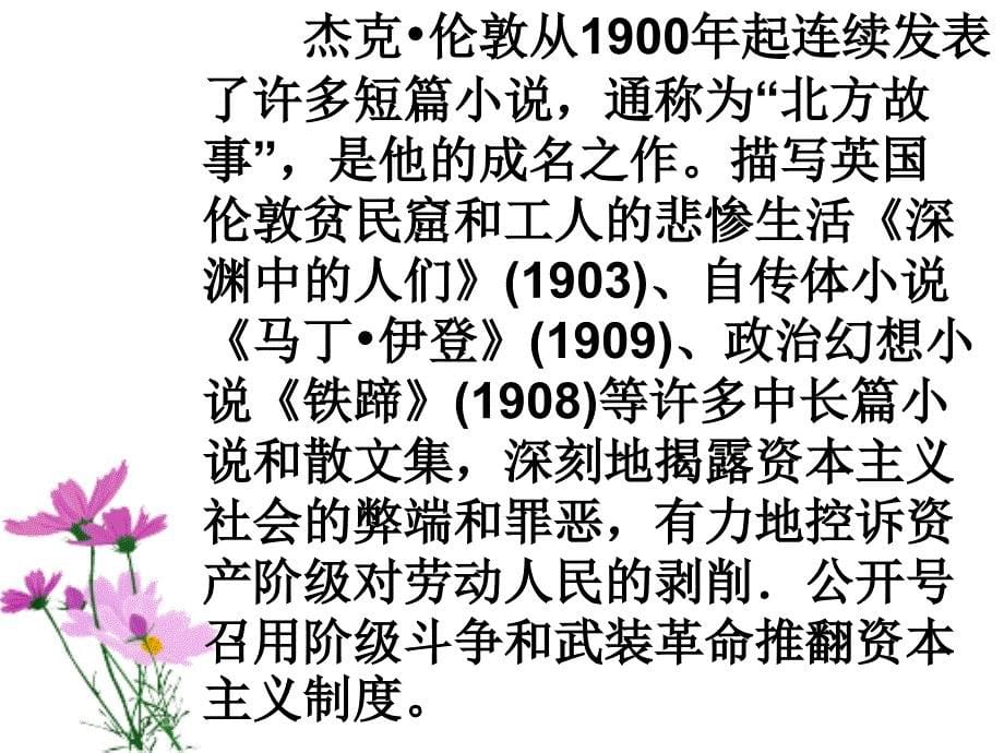 山东省高密市银鹰九年级语文下册课件：《热爱生命》ppt课件2_第5页