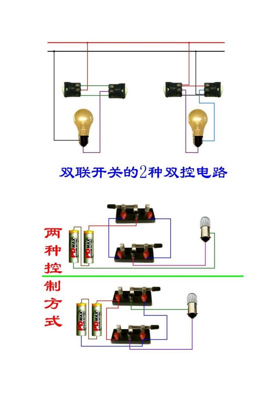 电工线路开关电机电表电箱接线图_第4页