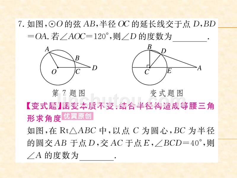 人教版九年级（江西）数学上册习题课件：24.1.1 圆_第5页