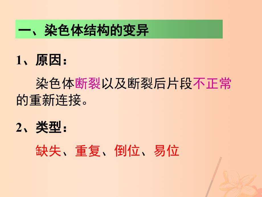 高中生物 第三章 3_3 染色体变异及其应用课件 苏教版必修21_第3页