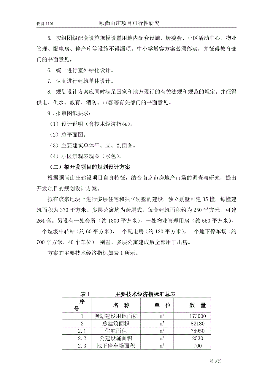 颐尚地产开发及经营课程设计_第3页