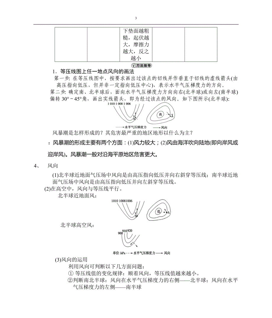 第二章大气的运动知识点汇总_第3页