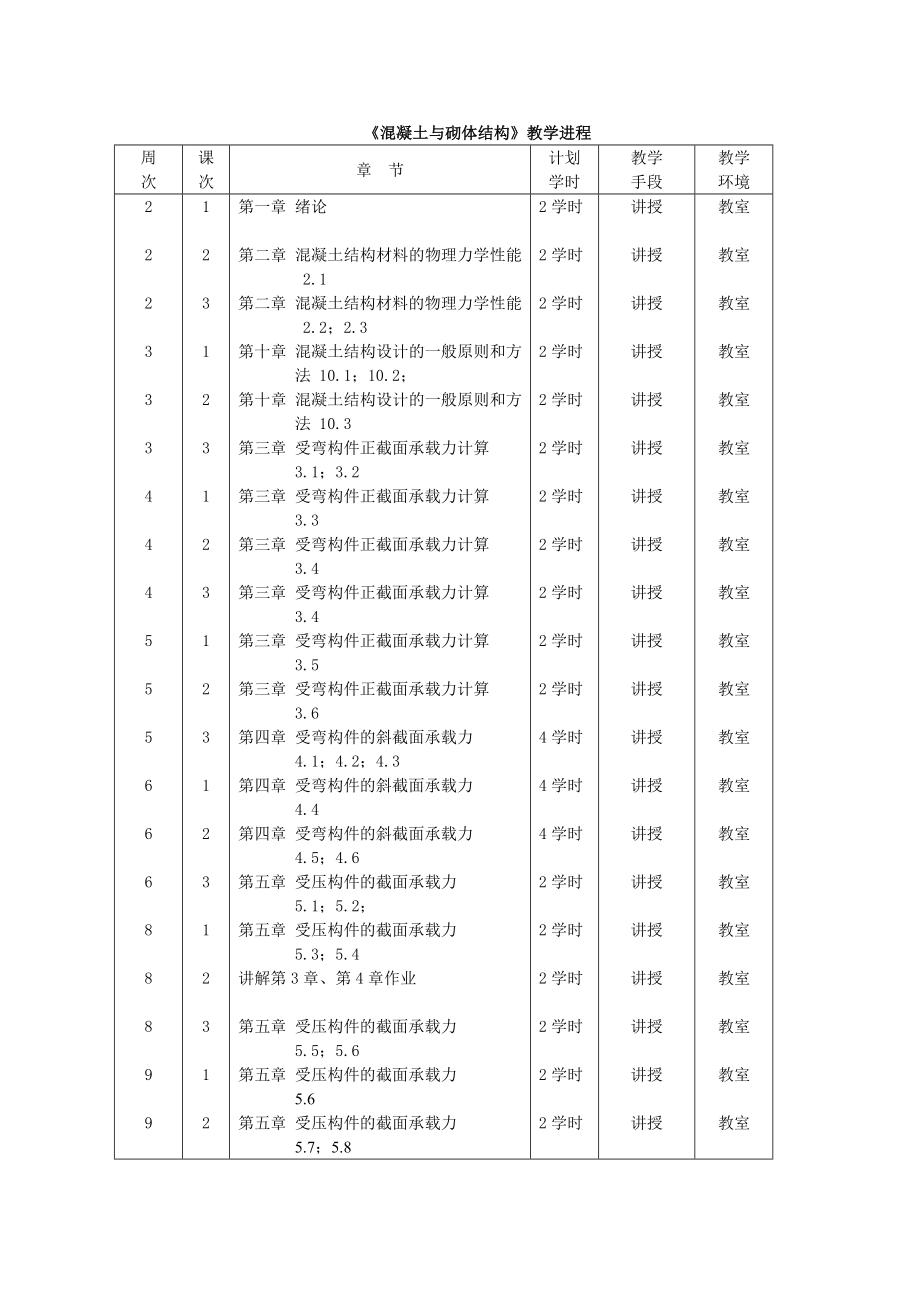 《混凝土及砌体结构》教案_第2页