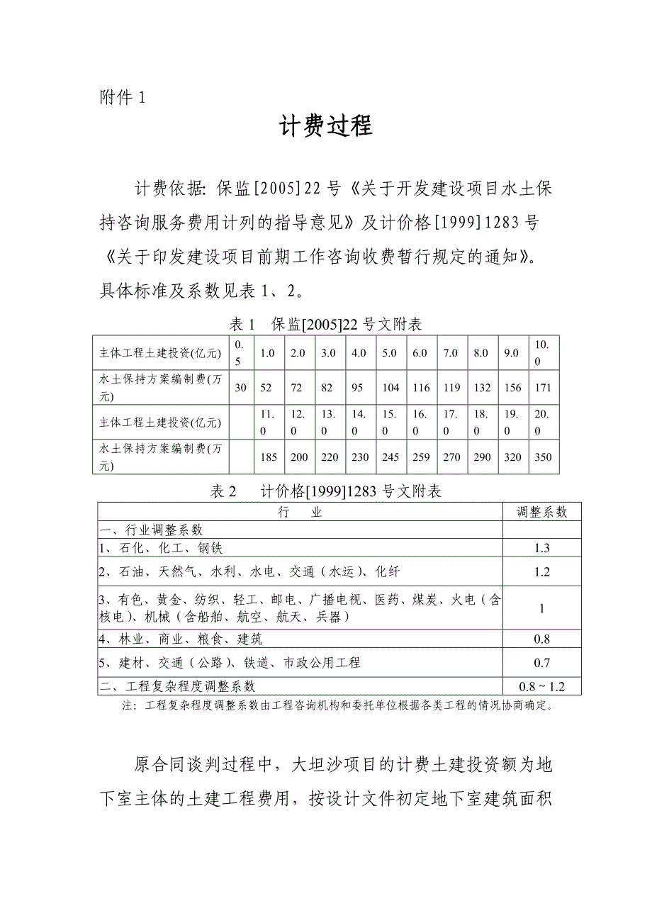 水保标准收费_第1页