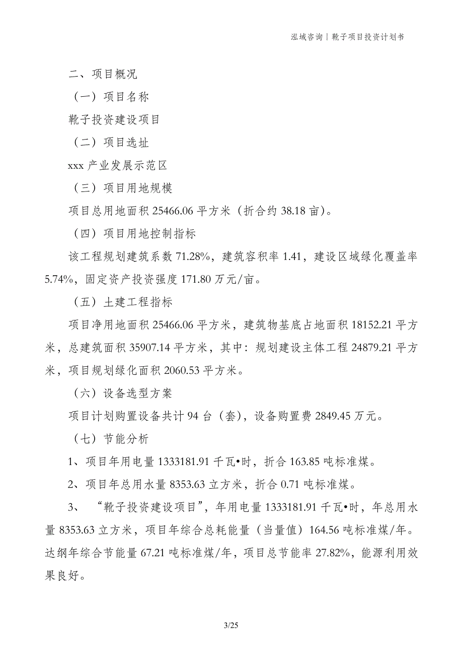 靴子项目投资计划书_第3页