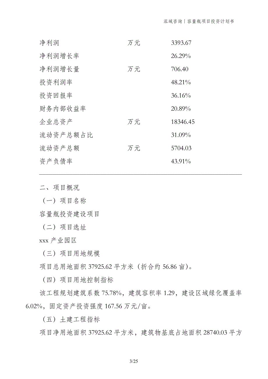 容量瓶项目投资计划书_第3页