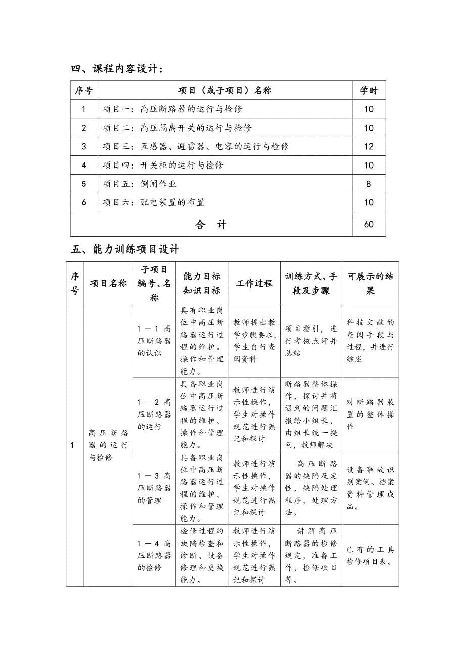 机电学院   秦文斌       一二次设备运行与维护 课程设计_第5页