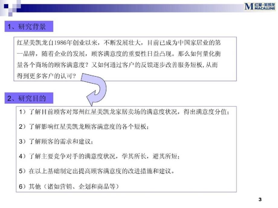 红星美凯龙郑州商场顾客满意度调研报告_第3页