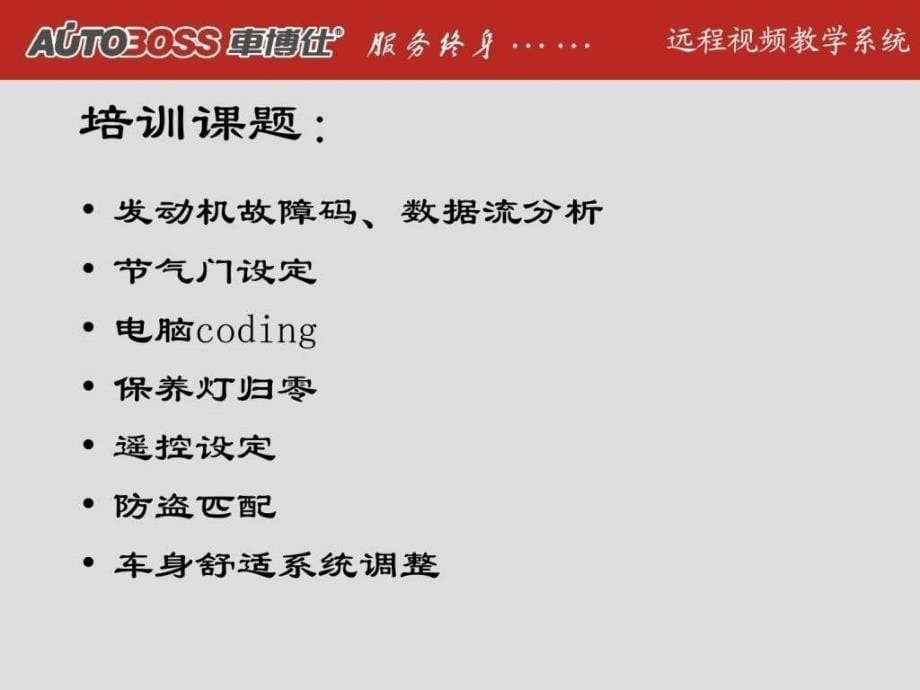 车博仕a系列产品大众奥迪特殊功能操作演示教材_第5页