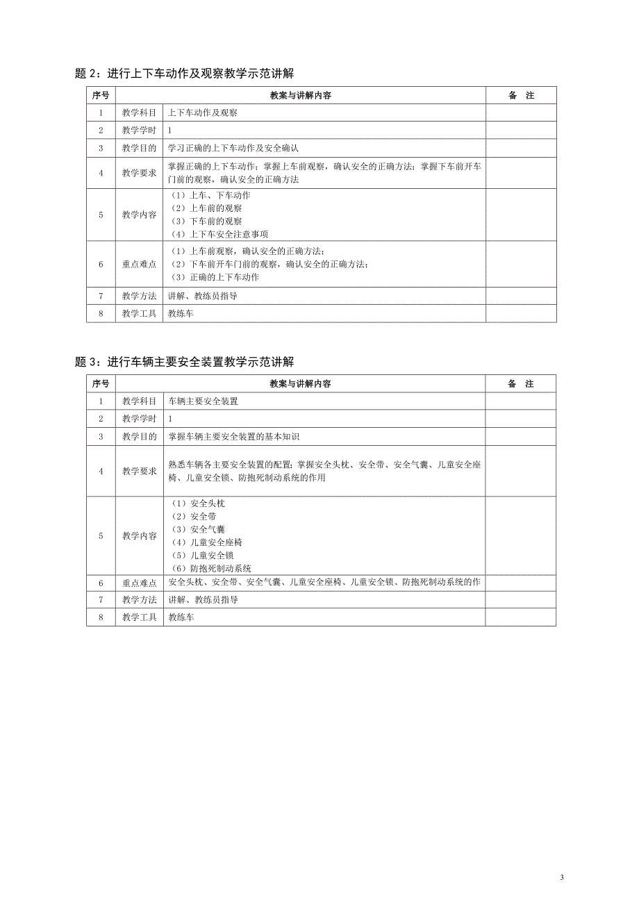 2017上半年机动车教练员四级教练员操作试卷_第2页