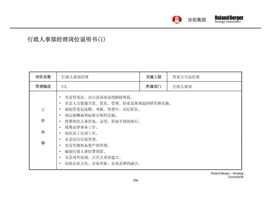 罗兰贝格-协信集团战略组织岗位编制、业务流程、薪酬_第4页