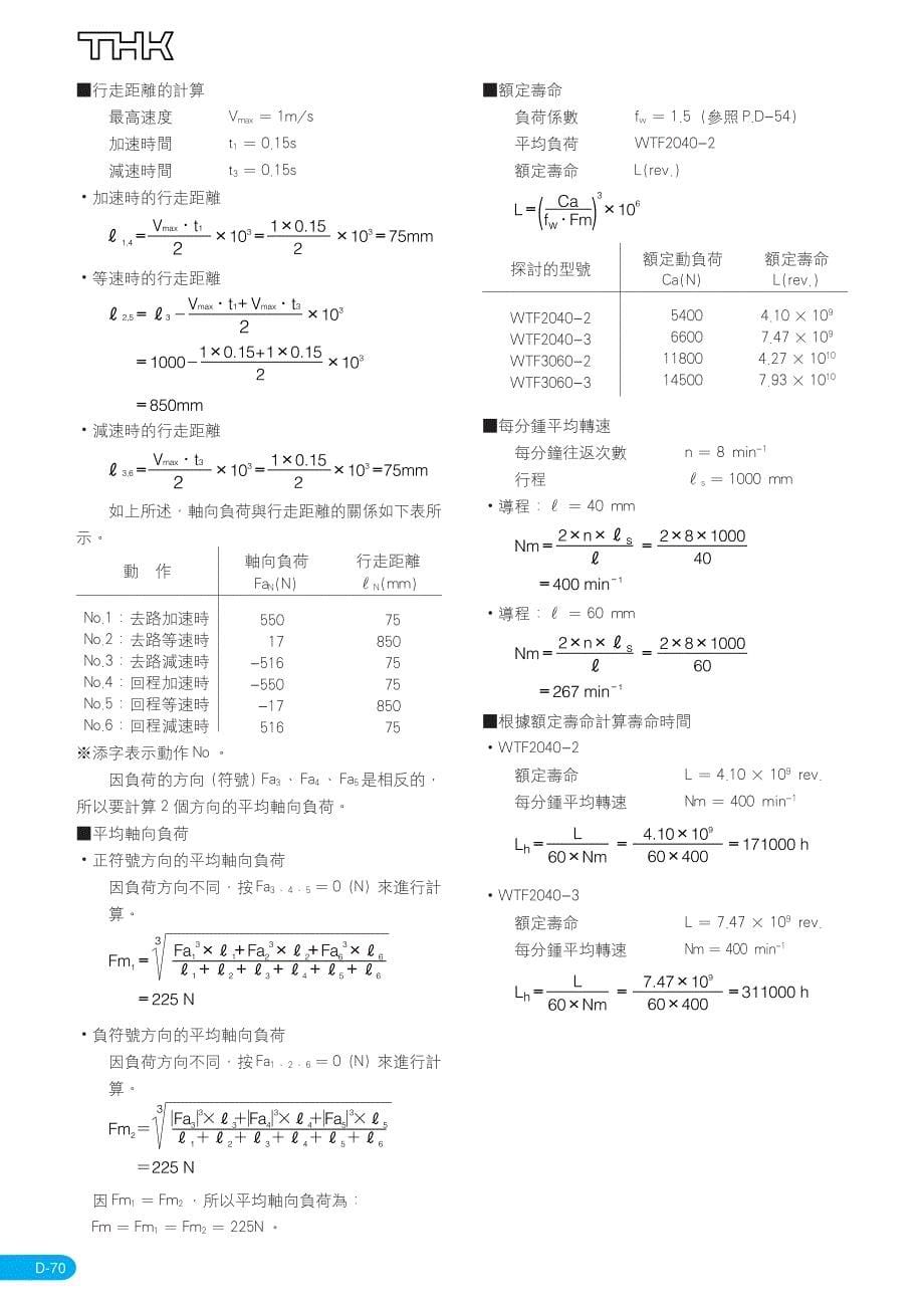 thk滚珠丝杆选型实例_第5页