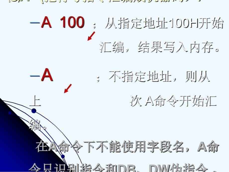 8086汇编语言程序设计debug调试命令_第5页