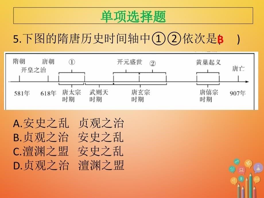 七年级历史下册期中综合测试课件新人教版_第5页