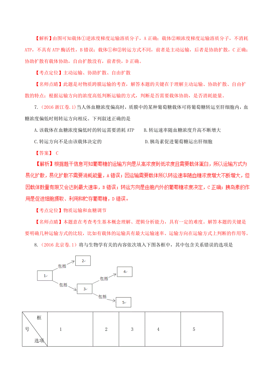 专题03-物质进出细胞方式_第4页