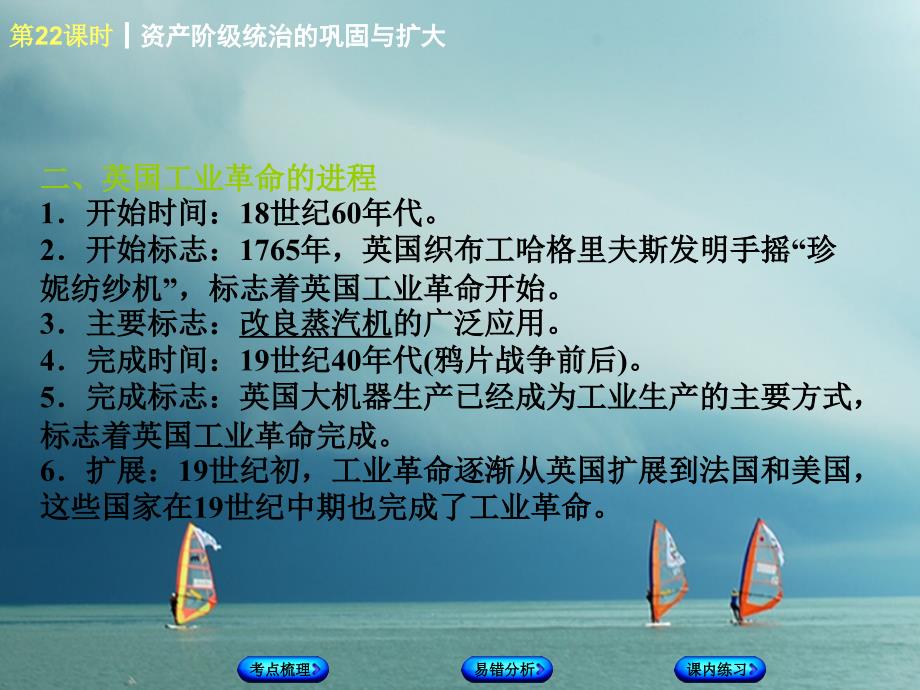 中考历史复习 第1部分 教材梳理篇 第五单元 世界近代史 第22课时 资产阶级统治的巩固与扩大课件_第3页