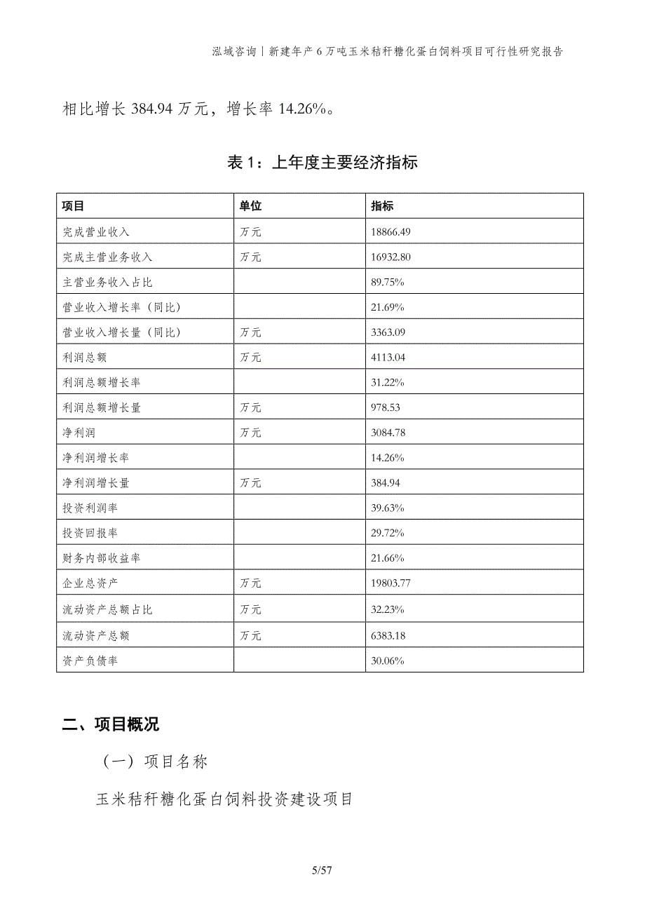 新建年产6万吨玉米秸秆糖化蛋白饲料项目可行性研究报告_第5页