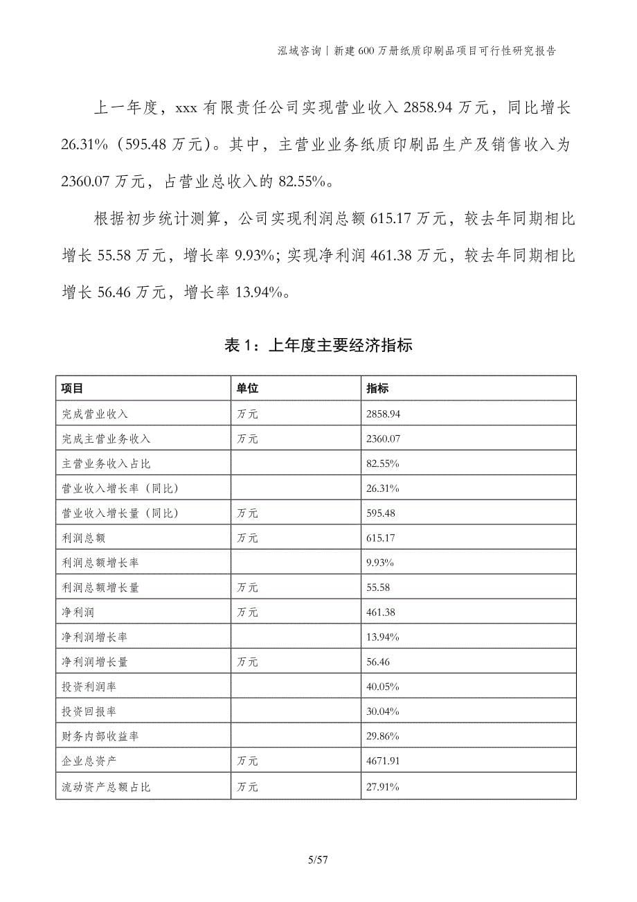 新建600万册纸质印刷品项目可行性研究报告_第5页