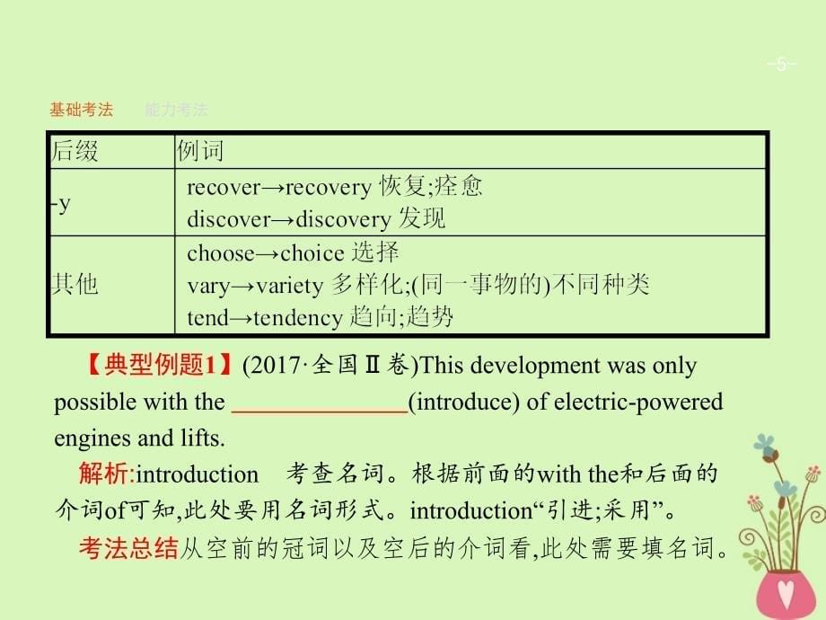 高考英语总复习 语法专题 九 构词法与比较等级课件 北师大版_第5页