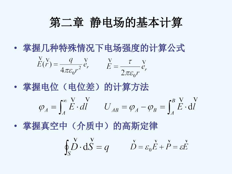 工程电磁场总结（中工）_第4页