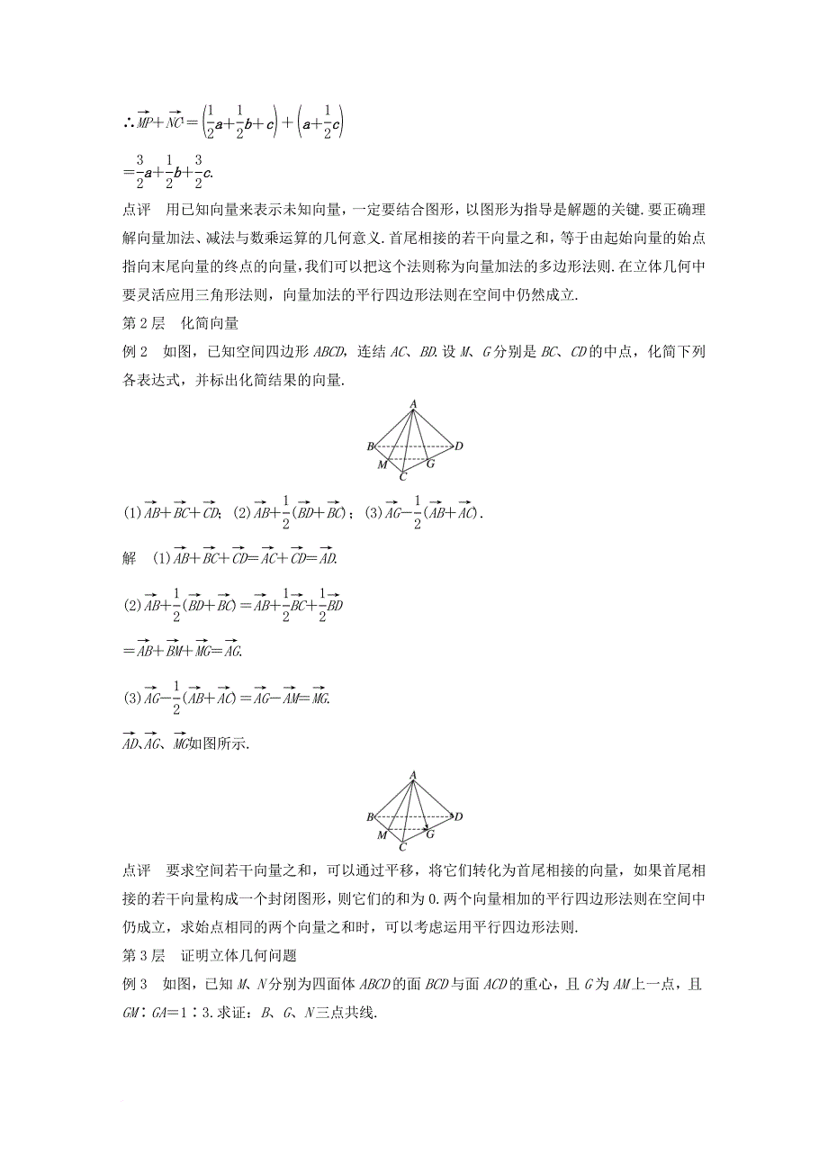 高中数学 第三章 空间向量与立体几何疑难规律方法学案 苏教版选修_第2页