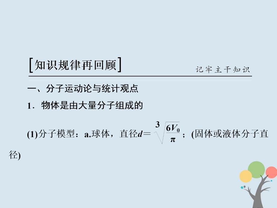 高考物理二轮复习重点知识回访2_8_1热学课件_第4页