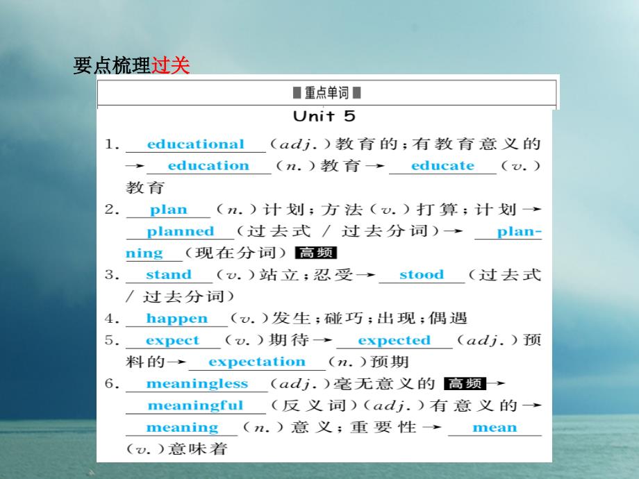 中考英语 第一部分 系统复习 成绩基石 八上 第9讲 课件_第3页