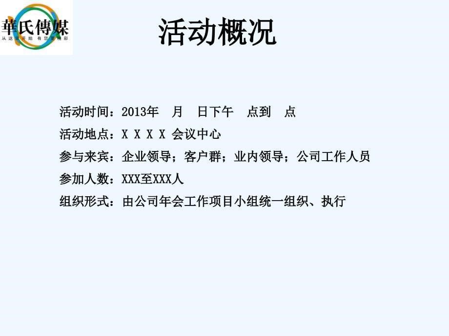 2013年企业年会策划方案(详细策划)+(1)_第5页