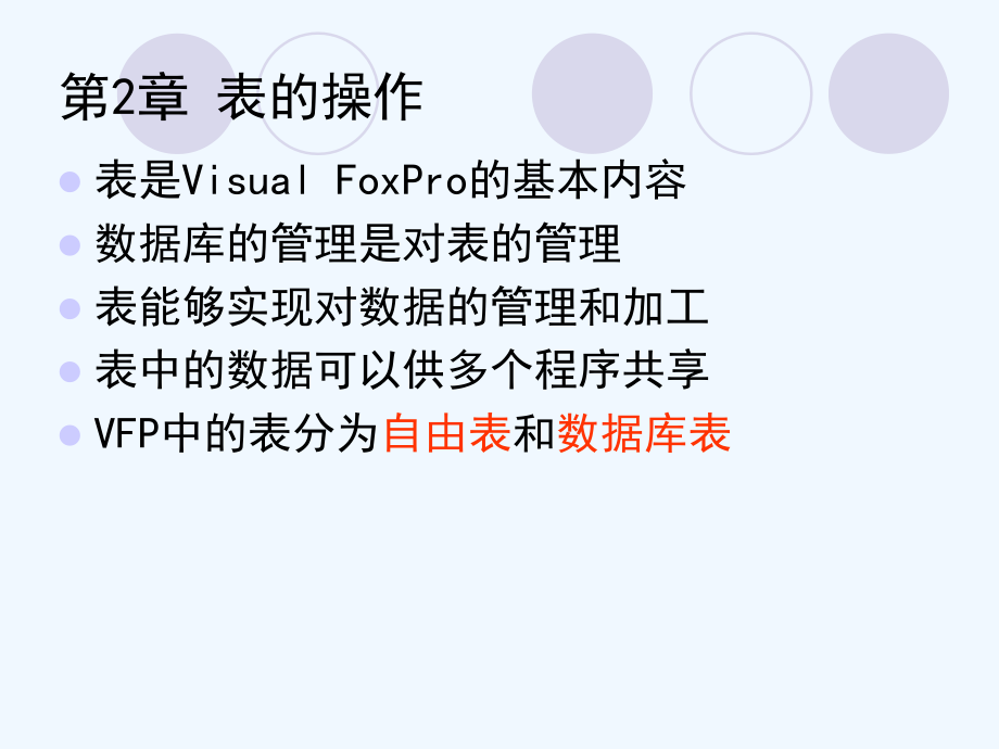 visual+foxpro程序设计幻灯片.徐红波.第2章_第2页