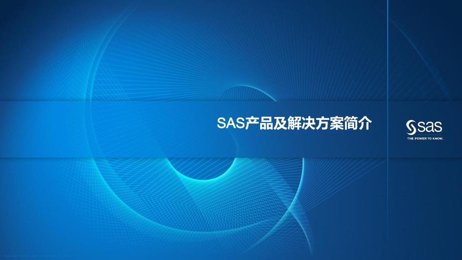 sas产品与解决方案介绍_第1页