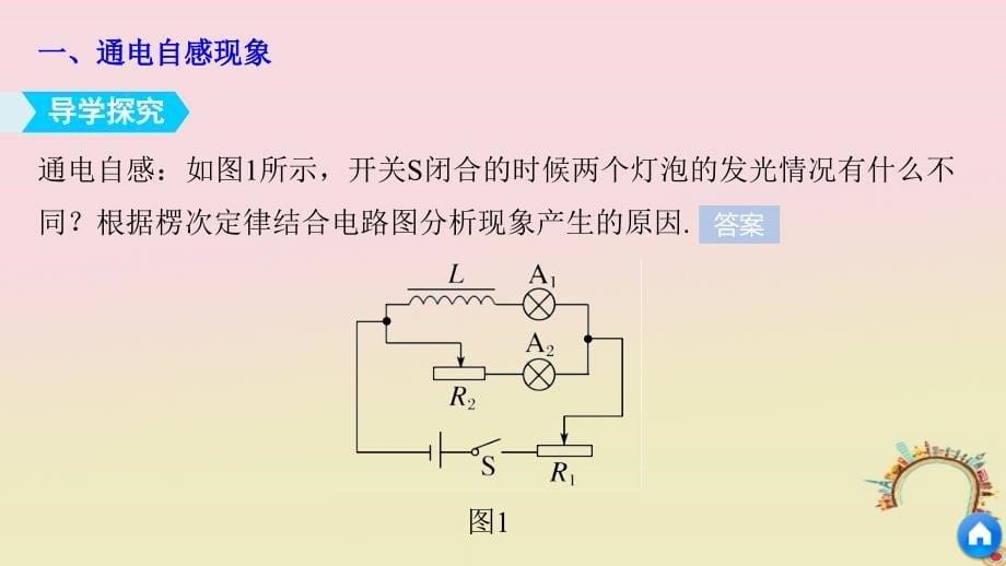 高中物理第4章电磁感应6互感和自感同步备课课件新人教版选修3_2_第5页