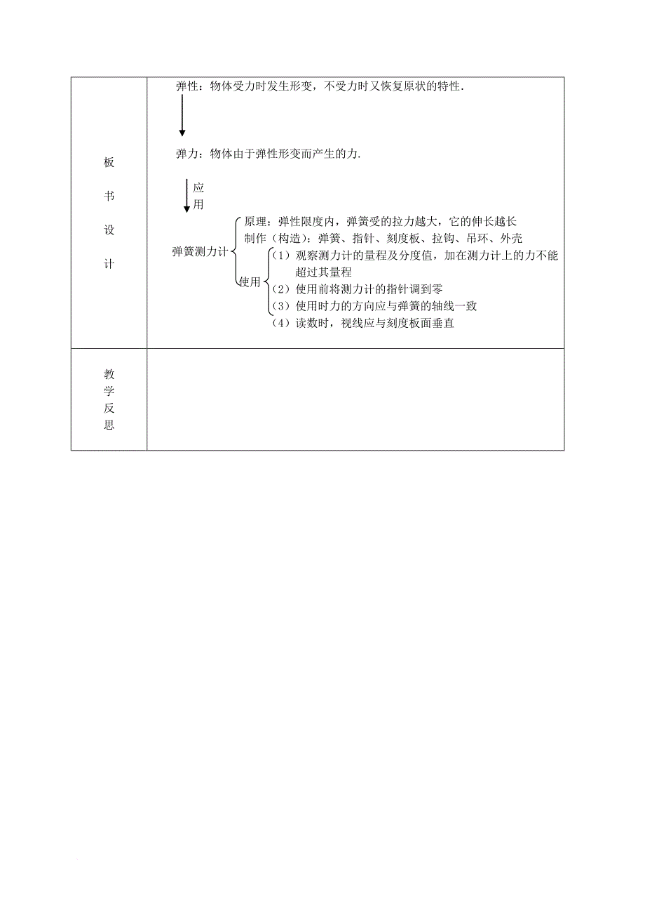 八年级物理下册 7_2弹力教案 （新版）新人教版_第4页