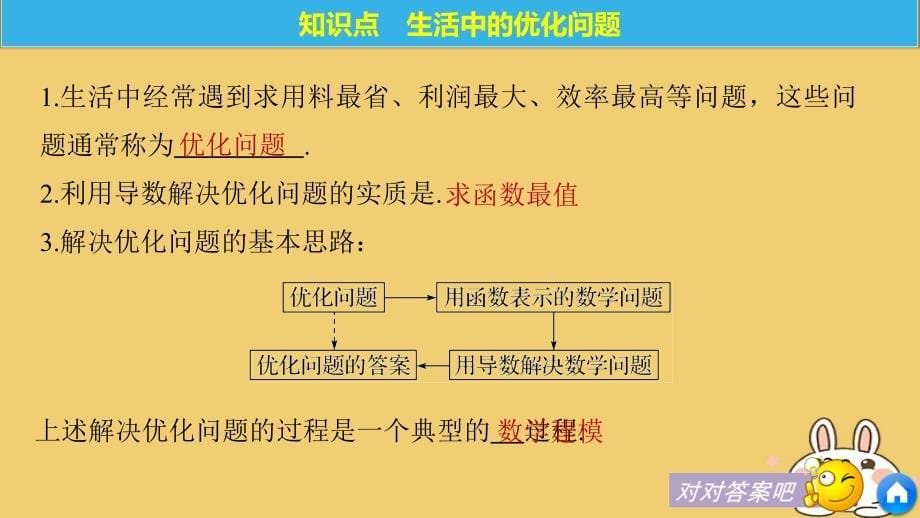 高中数学 第1章 导数及其应用 1_4 导数在实际生活中的应用课件 苏教版选修2-2_第5页