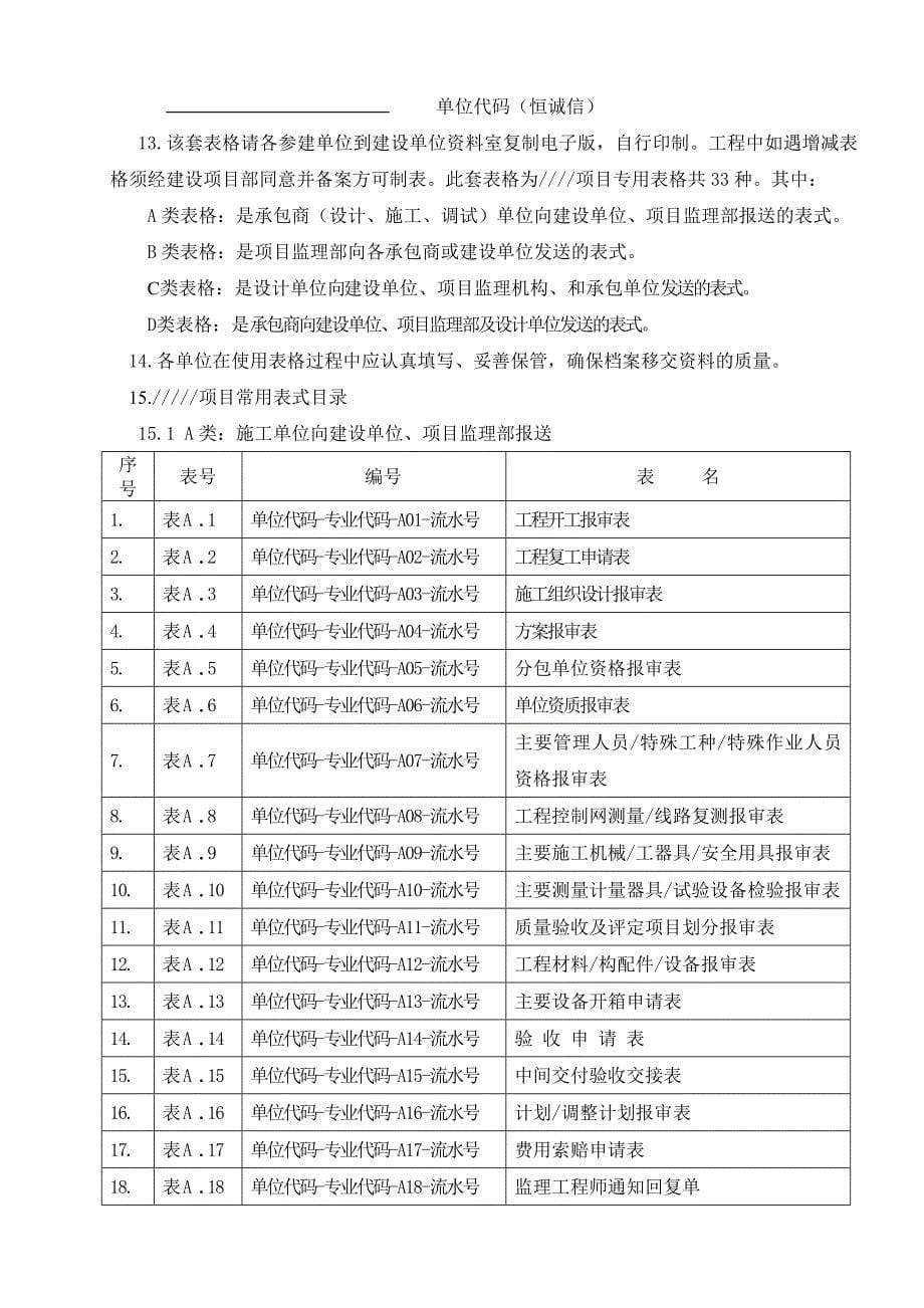 《常用报审表格》表示与使用说明_第5页