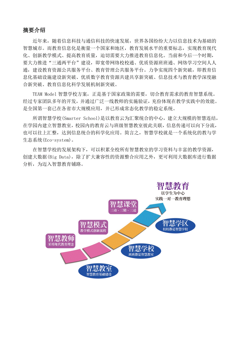 teammodel智慧校园与三通两平台解决方案_第2页