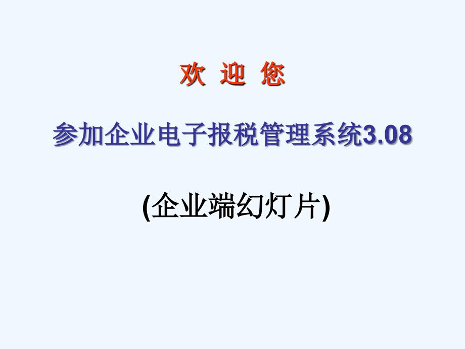 企业电子报税管理系统3.08-2007-1-24_第1页