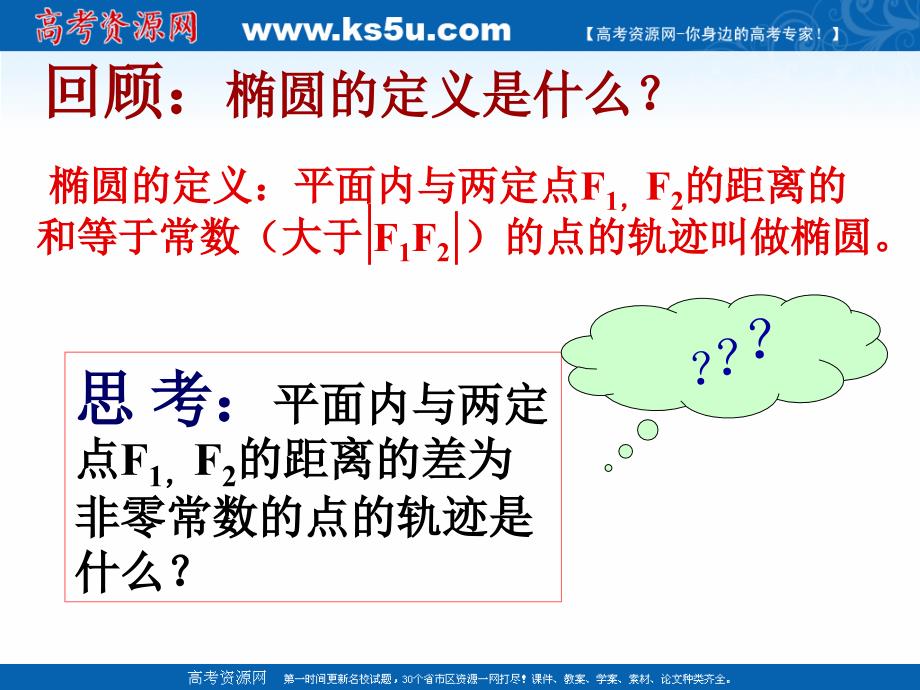 2018年优课系列高中数学人教b版选修2-1 2.3.1 双曲线的标准方程 课件（15张） _第2页