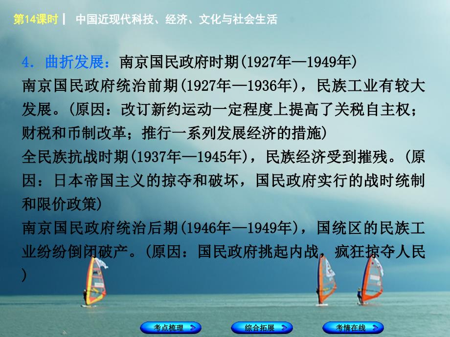 中考历史复习 教材梳理 第三单元 中国现代史 第14课时 中国近现代科技经济文化与社会生活课件_第4页