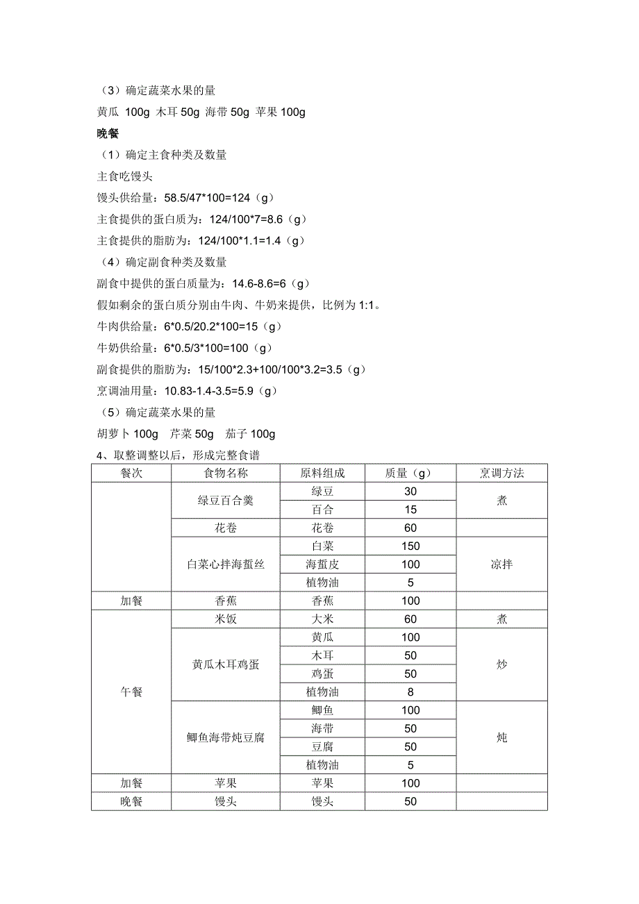 高血压患者一日食谱_第3页