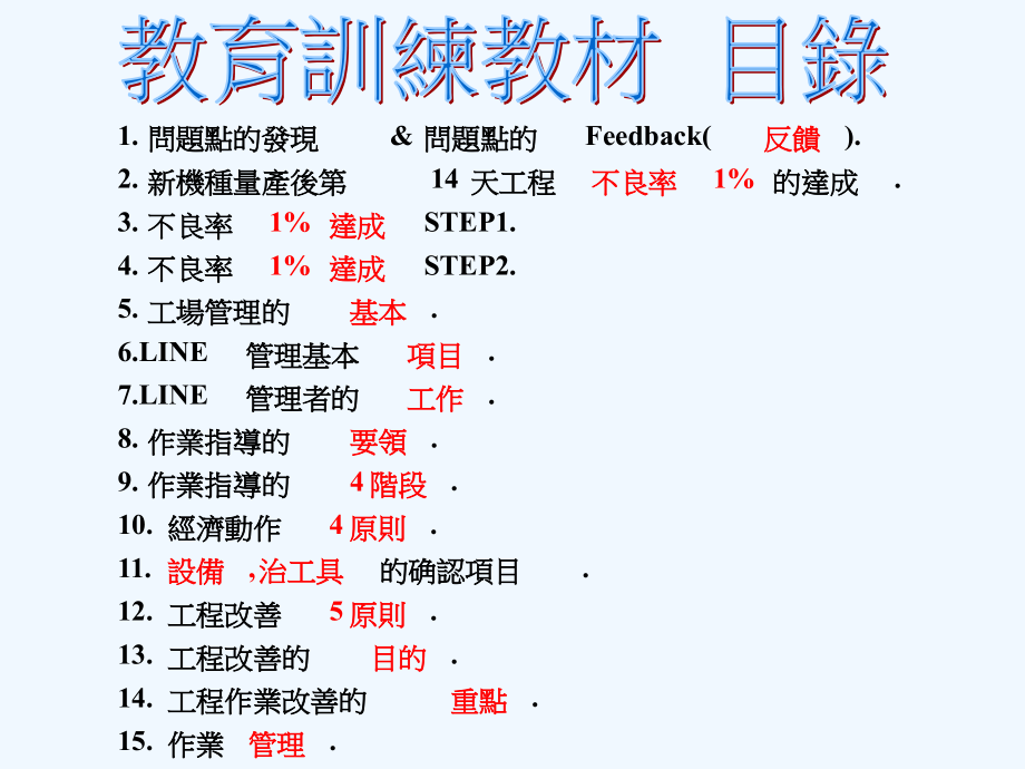 美华管理人才学校资料+《质量管理和现场管理培训资料》_第1页