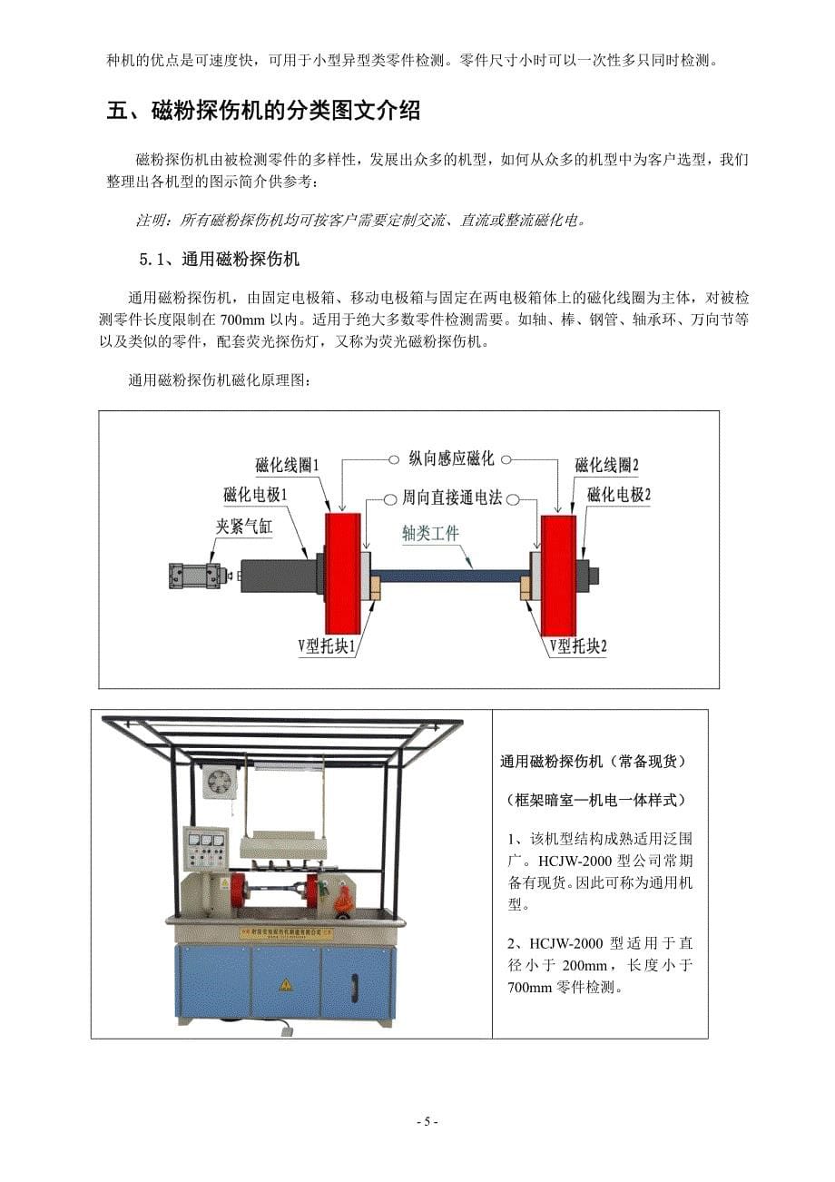 磁粉探伤机培训资料(磁粉探伤机原理、选型与分类图文说明)_第5页