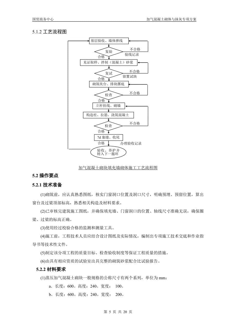 蒸压加气混凝土砌块施工方案2017.1.11_第5页