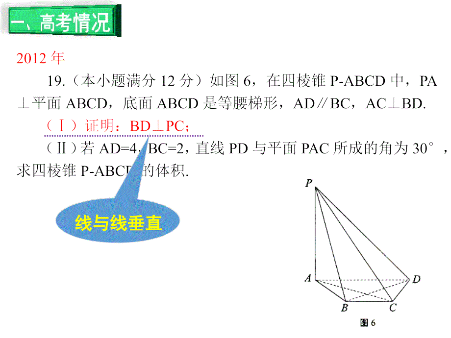 高三一轮：空间中的垂直关系(公开课课件)_第4页