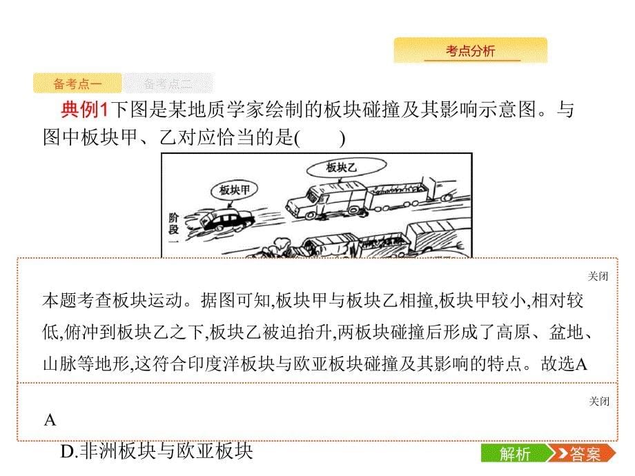 2019版地理浙江选考大二轮复习课件：专题二 地球表面的形态 5 _第5页