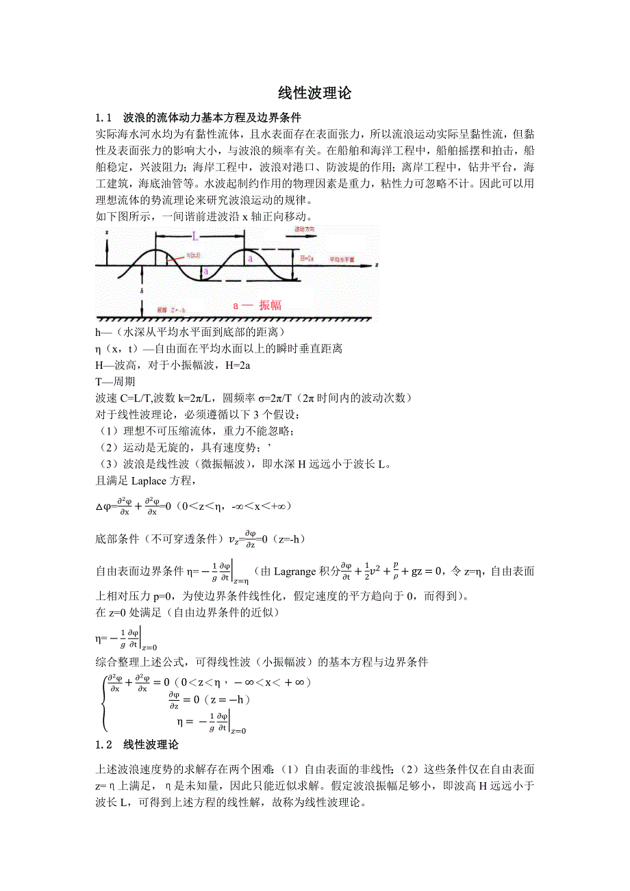 线性波理论_第1页