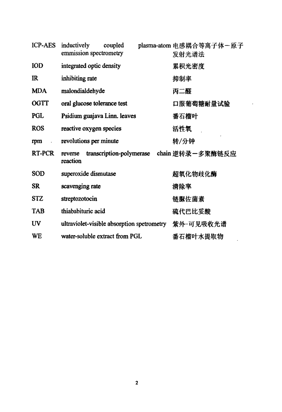 番石榴叶提取物辅助降血糖作用与其机制研究_第3页