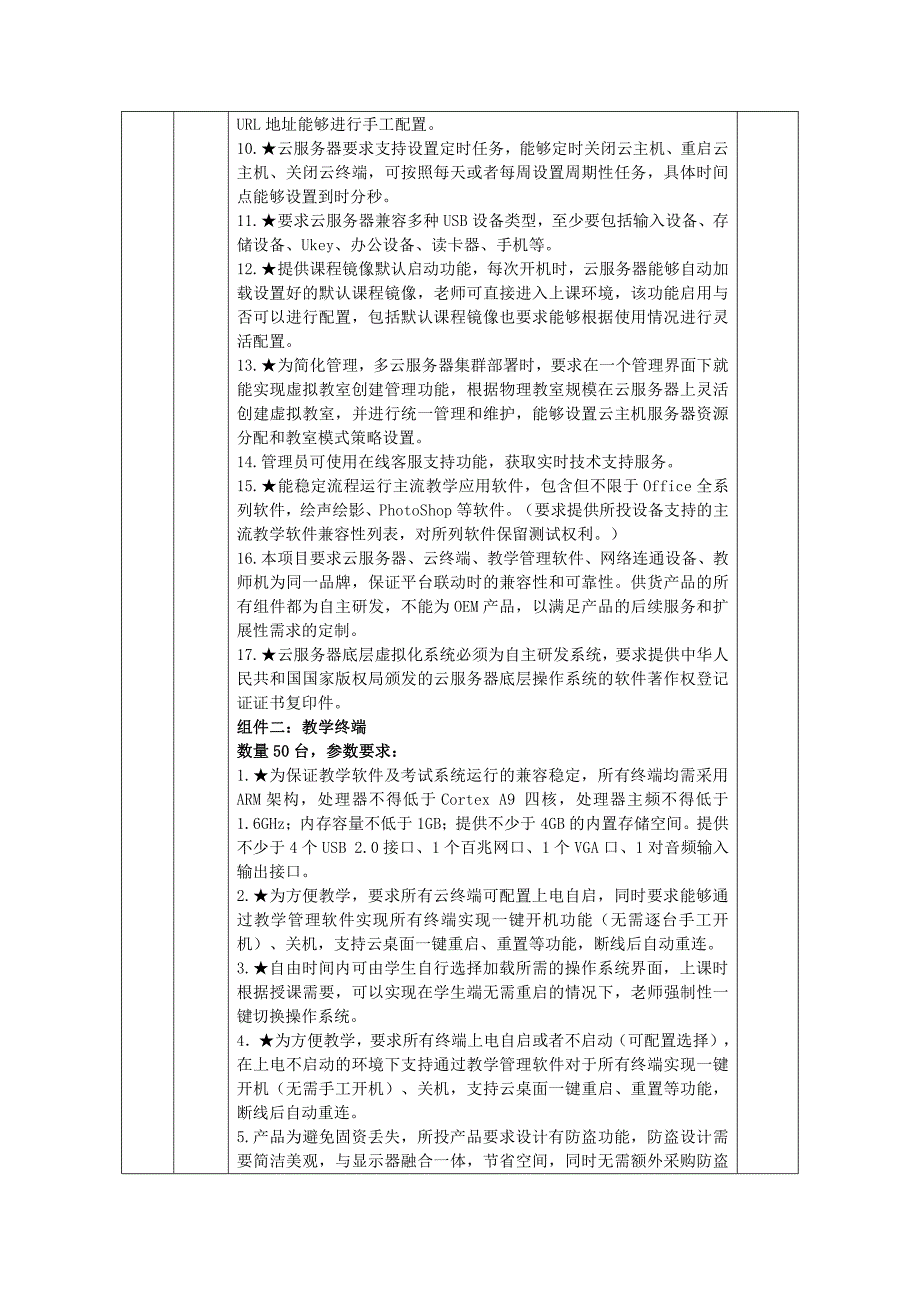 训室设备采购项目a包云桌面微机室设备采购_第3页