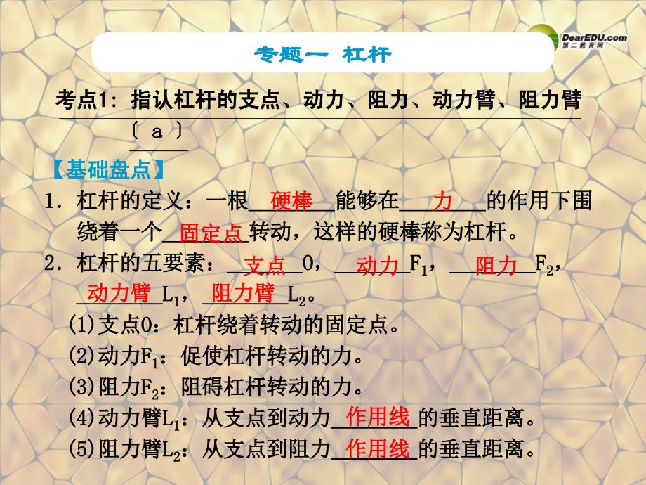 浙江省苍南县括山学校中考物理 简单机械复习课件 新人教版_第2页