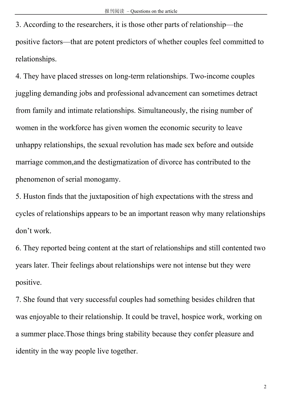 英语报刊导读 questions on the article_第2页