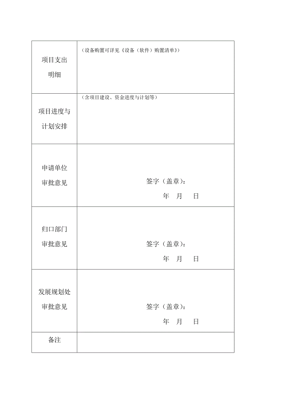 西北工业大学改善基本办学条件专项资金使用申请表_第2页